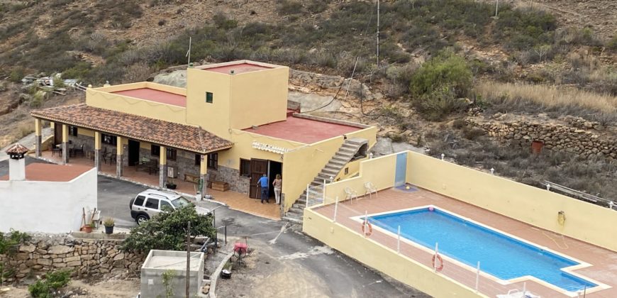 Działka rolna z domem i widokiem na ocean – Los Blanquitos, Teneryfa