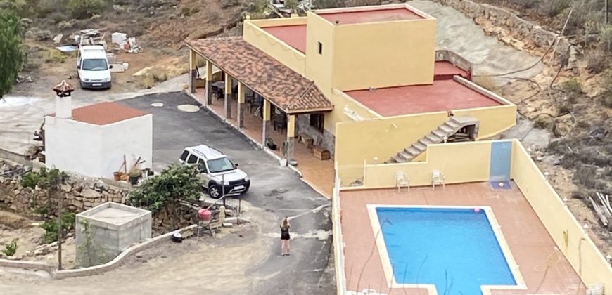 Działka rolna z domem i widokiem na ocean – Los Blanquitos, Teneryfa