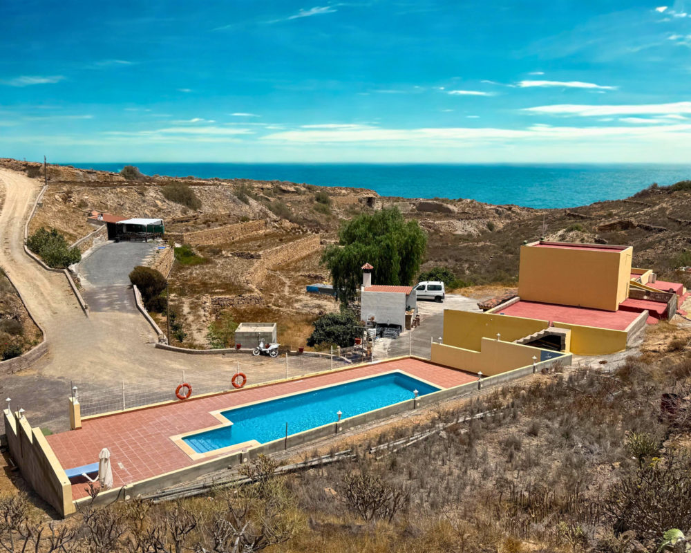 Działka rolna z domem i widokiem na ocean – Los Blanquitos, Teneryfa
