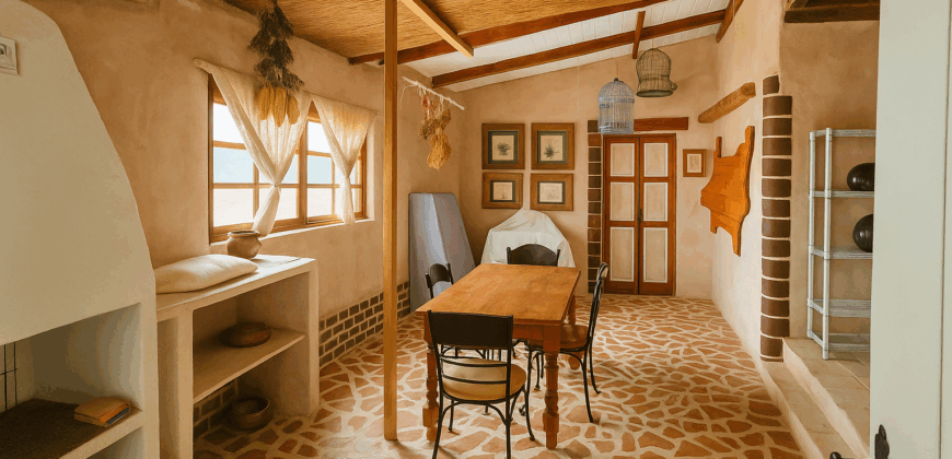 Dom z dużą działką rustykalną o powierzchni 150 000 m²