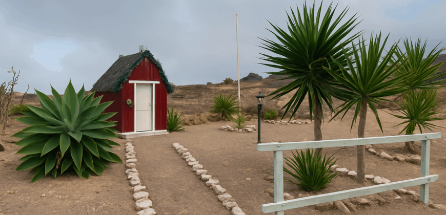 Dom z dużą działką rustykalną o powierzchni 150 000 m²