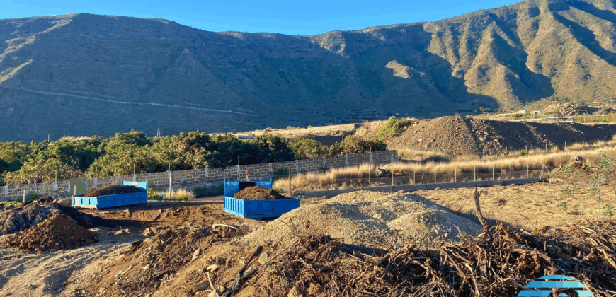 Parcela rústica con vistas al océano – Güímar, Tenerife