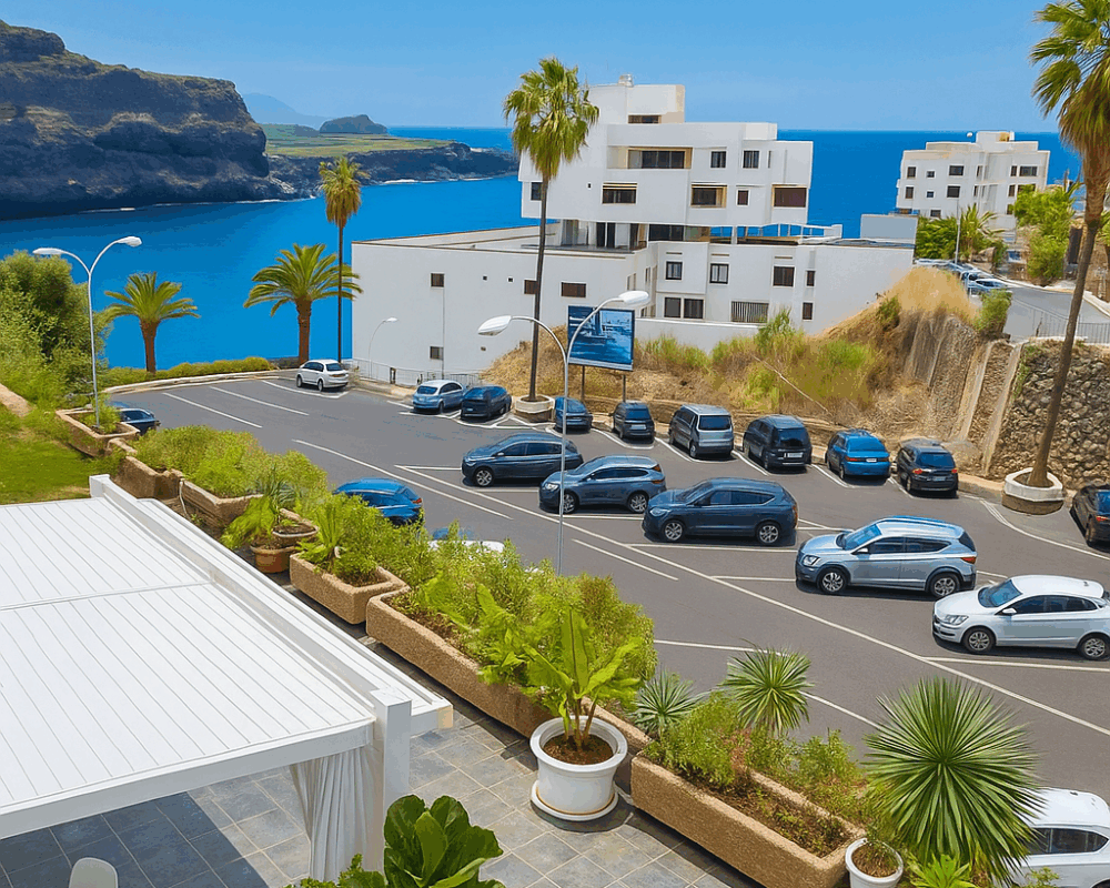 Apartamento con vistas panorámicas al mar – Playa San Marcos, Tenerife