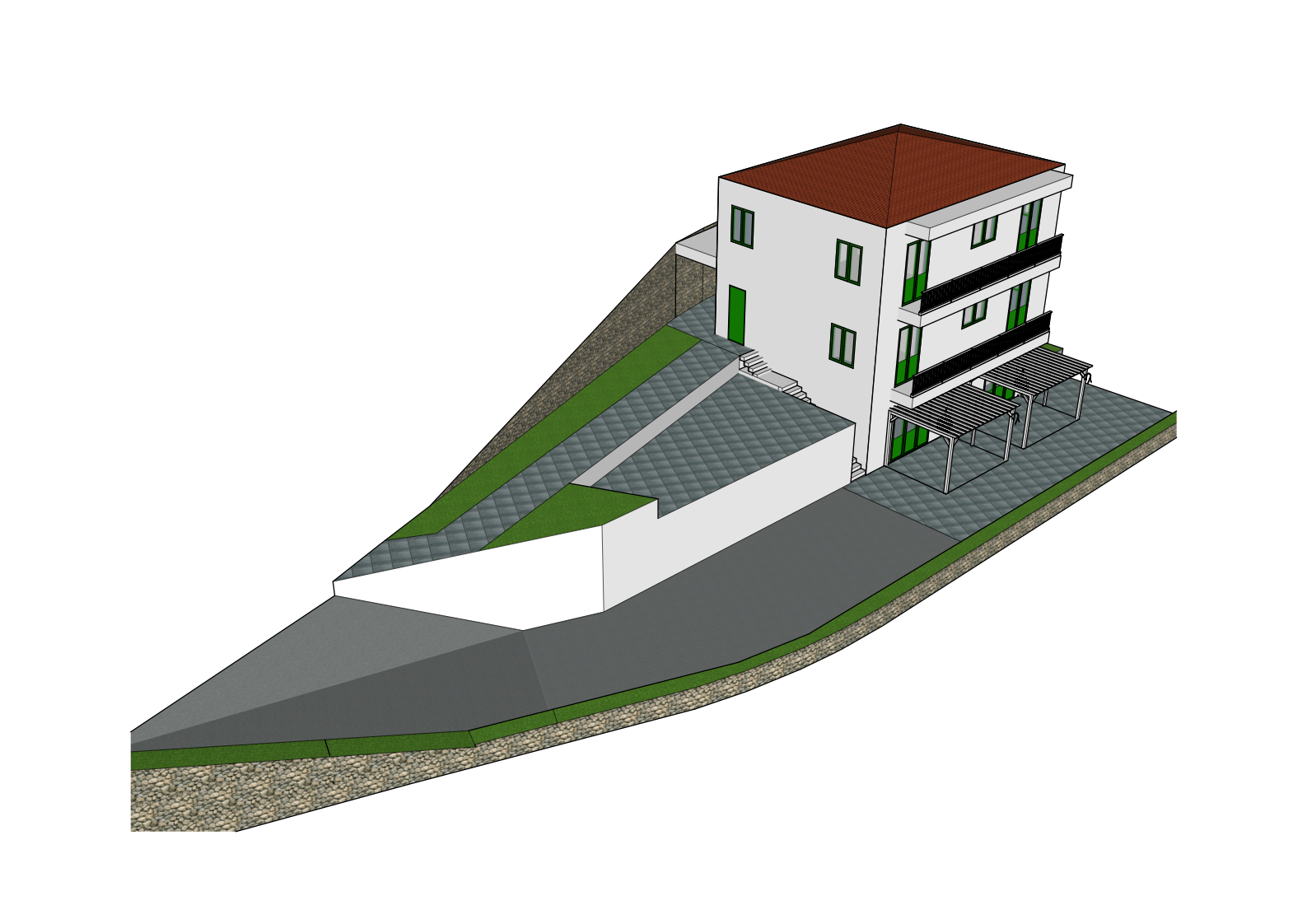 Willa z panoramicznym widokiem na morze – Playa San Marcos, Północ Teneryfy
