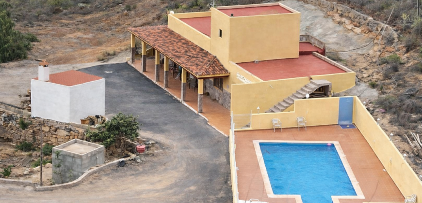 Finca rústica con vistas al océano – Los Blanquitos, Tenerife