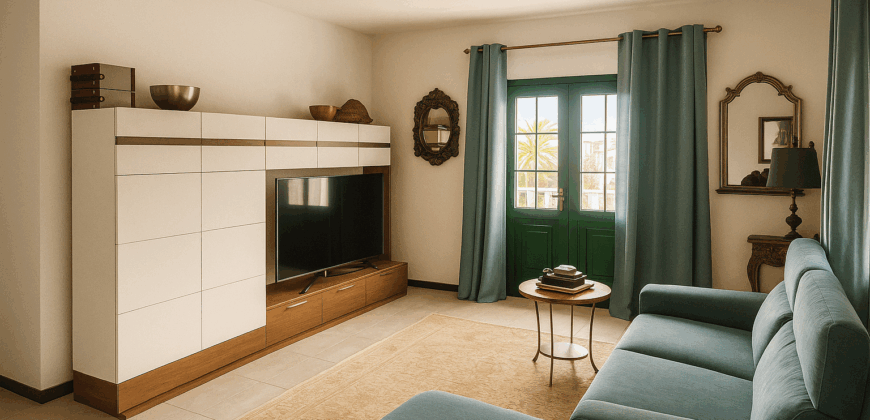 Apartamento con jardín y vistas panorámicas al mar – Playa San Marcos, Tenerife Norte