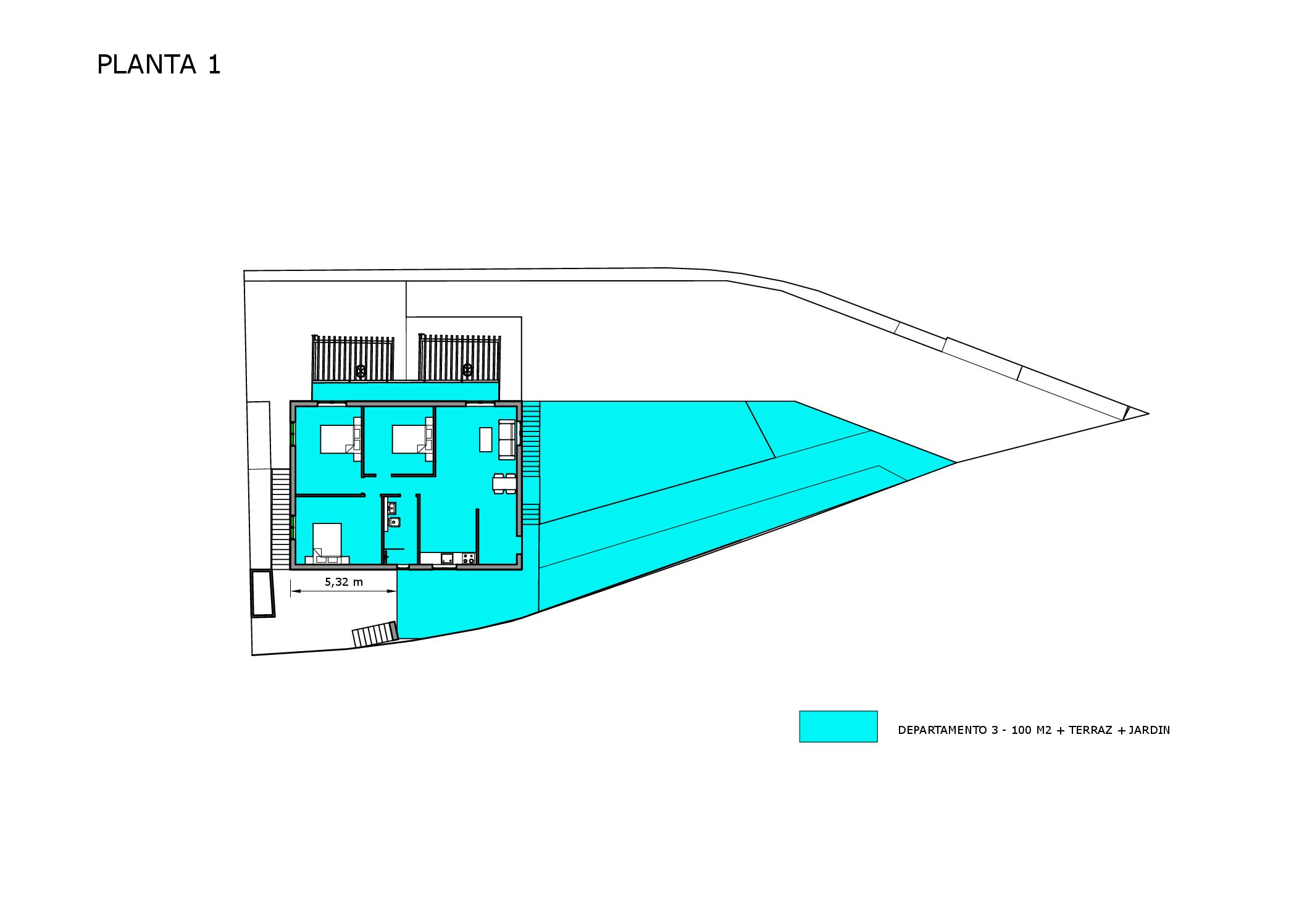 Apartamento con jardín y vistas panorámicas al mar – Playa San Marcos, Tenerife Norte