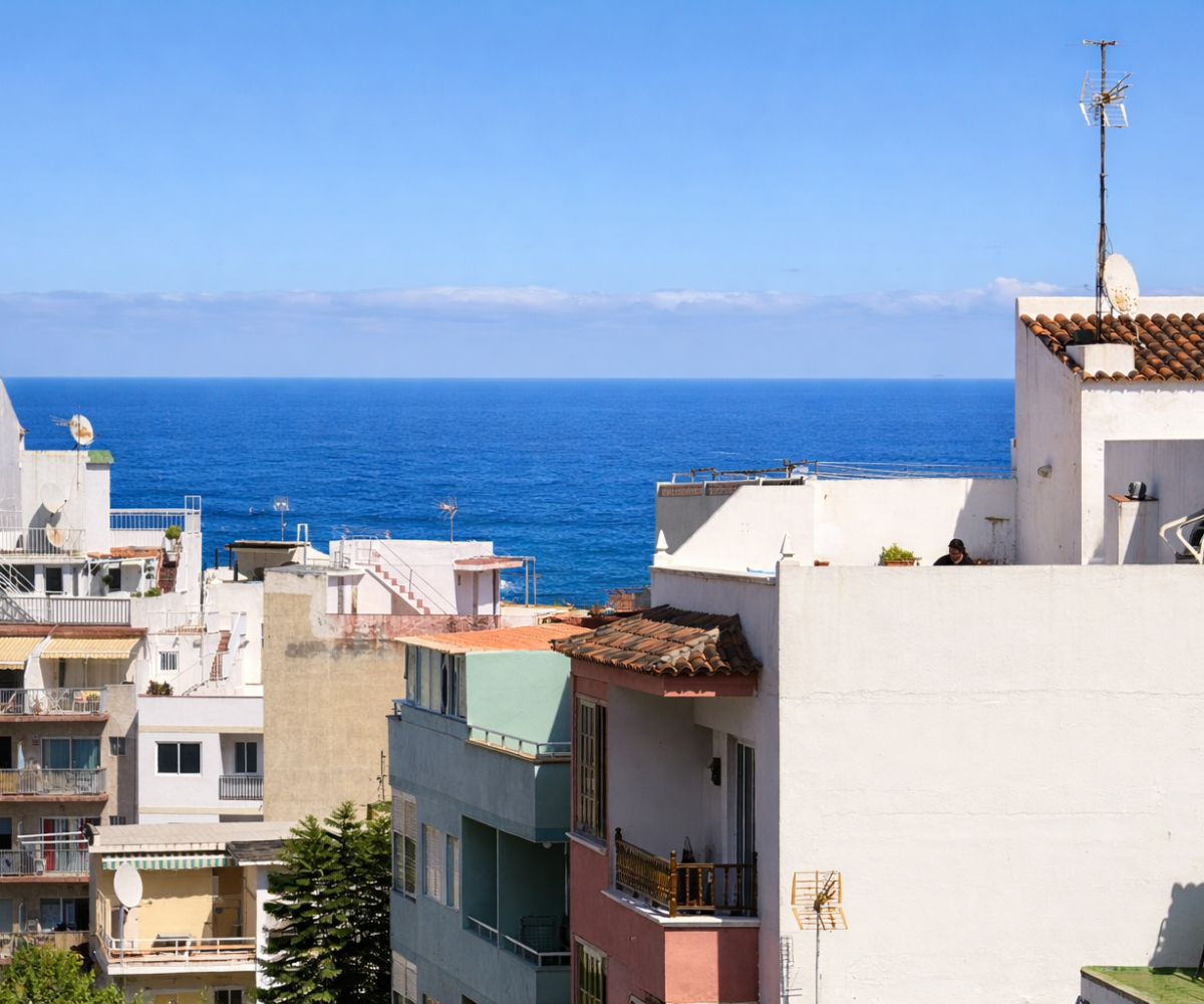 Jasny apartament z 3 sypialniami i balkonem – Puerto de la Cruz